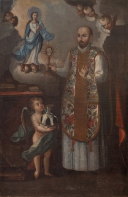 Aparición de la Virgen de San Ignacio de Loyola.
