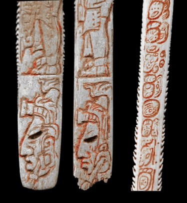 Espina con inscripción de Comalcalco