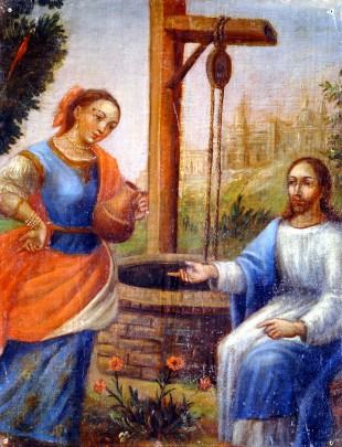 Jesús con la samaritana