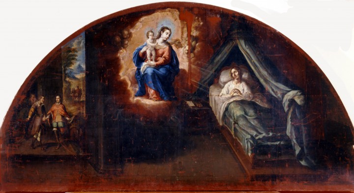 Aparición de la Virgen y el niño a San Ignacio