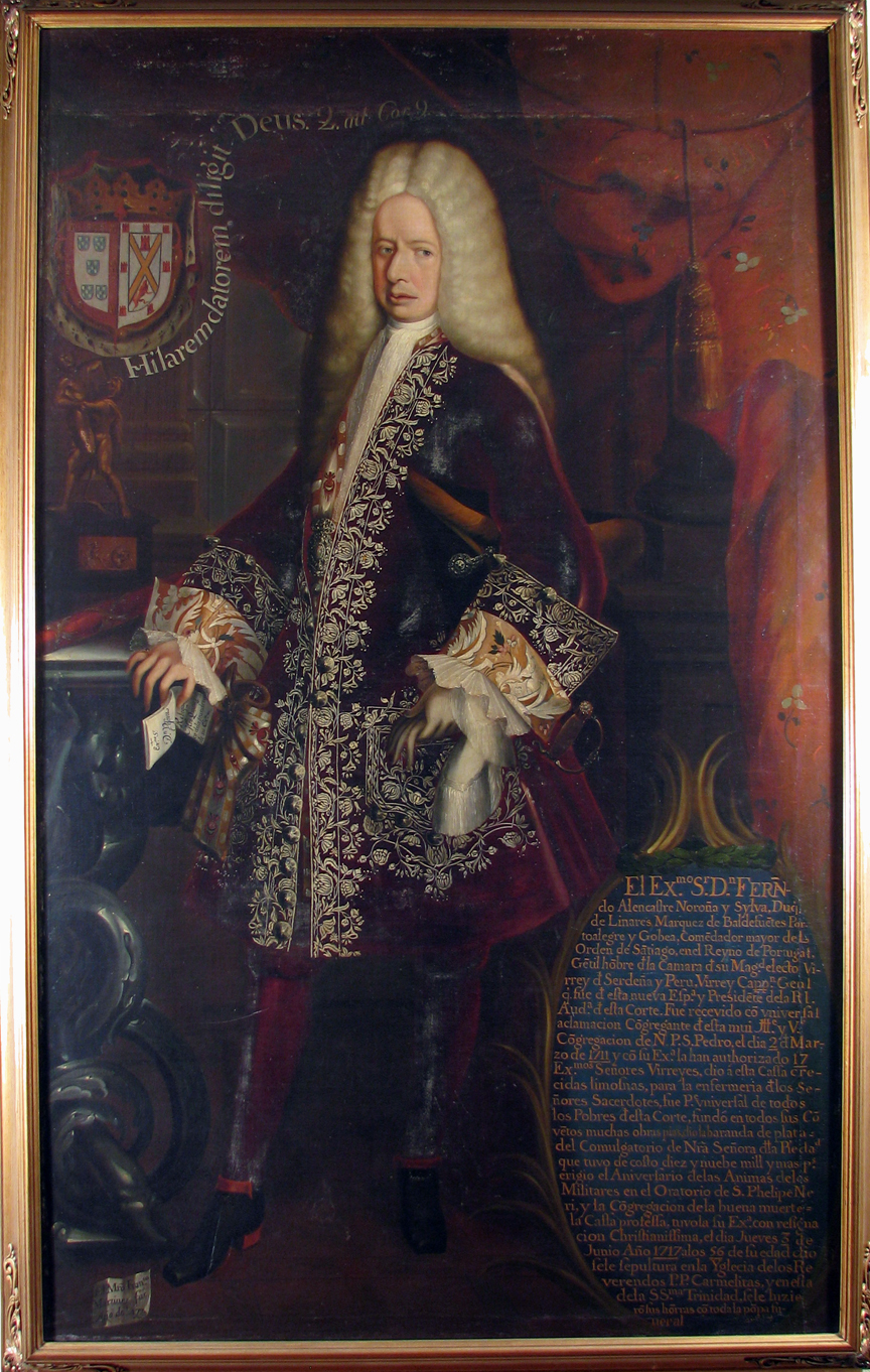 Virrey segundo duque de Linares, Fernando de Alencastre Noroña y Silva