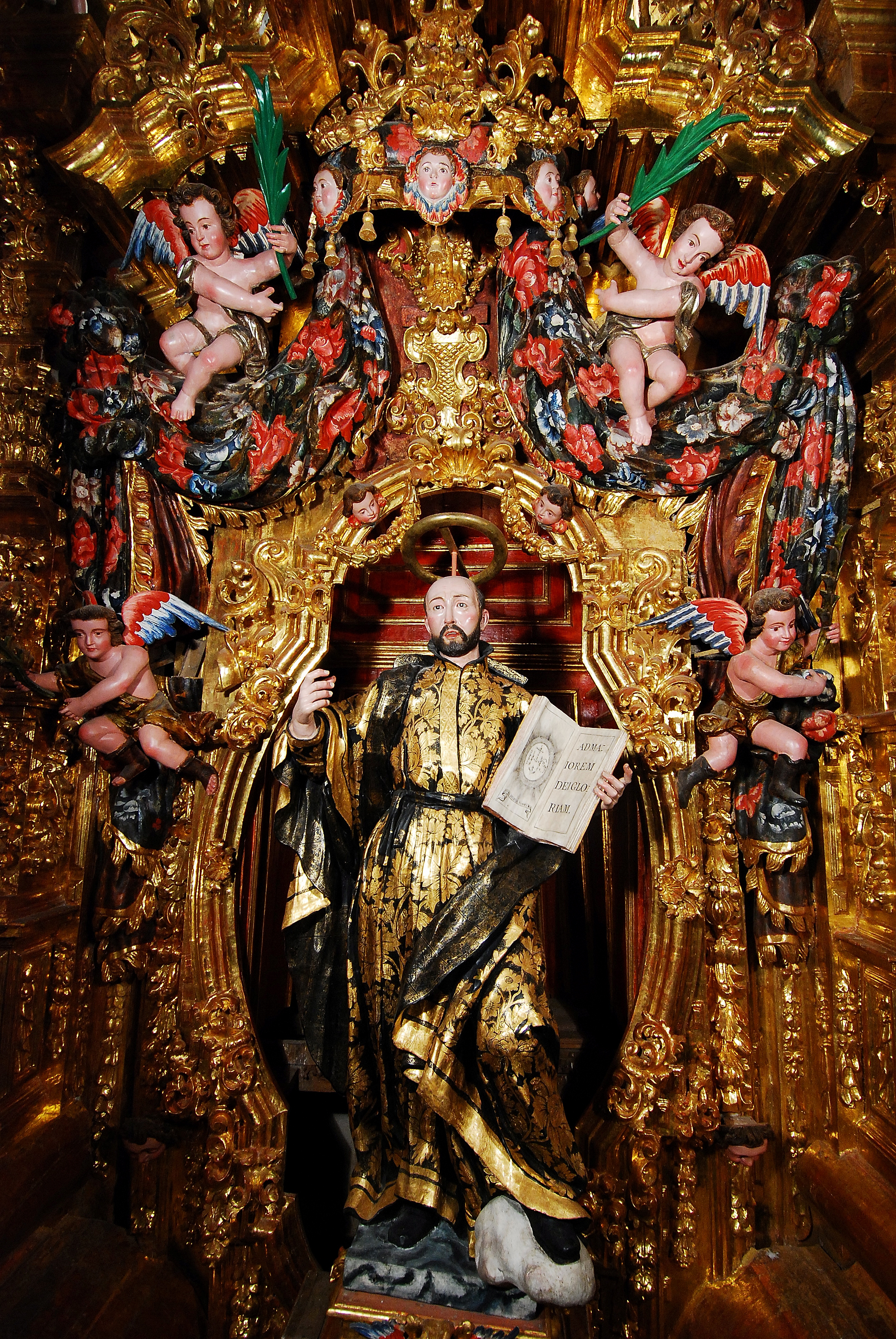 Detalle retablo de San Ignacio