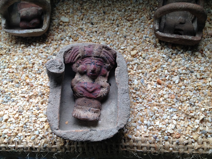  Showcase of the Xochitécatl Site Museum