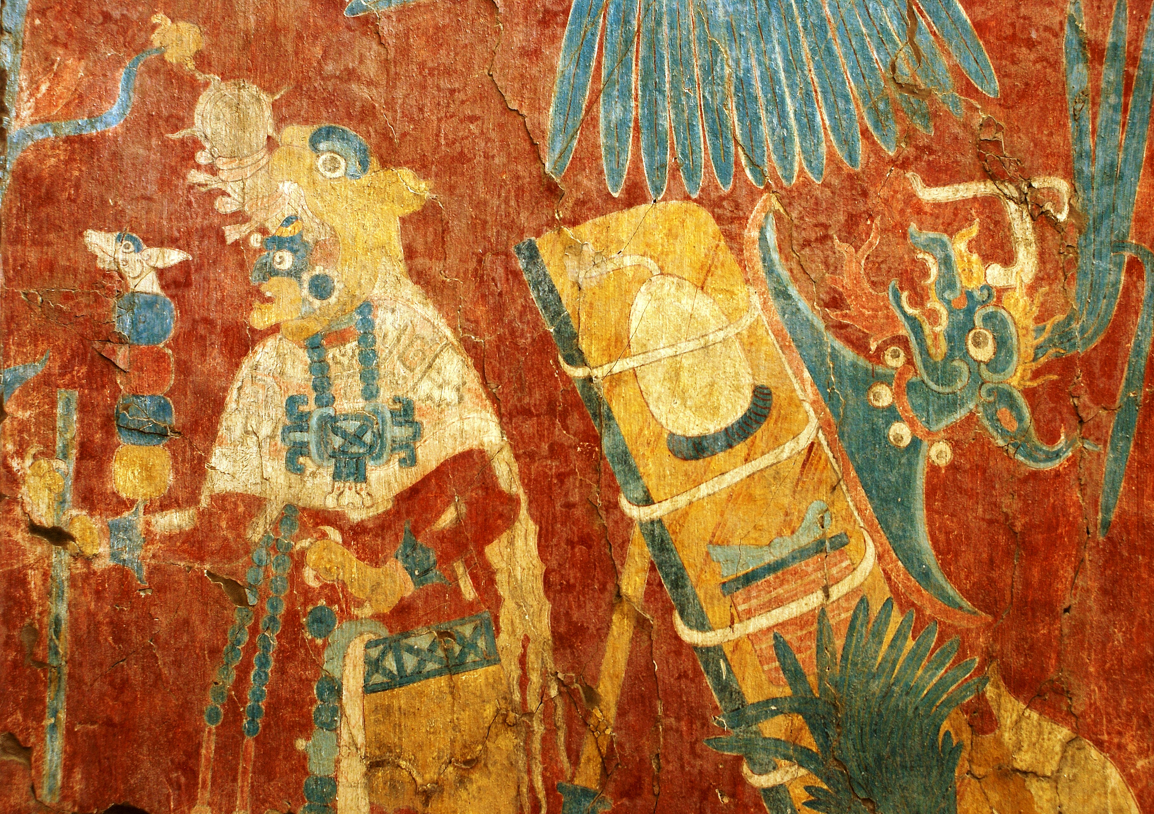 Eminent merchant with Cacaxtli, Red Temple