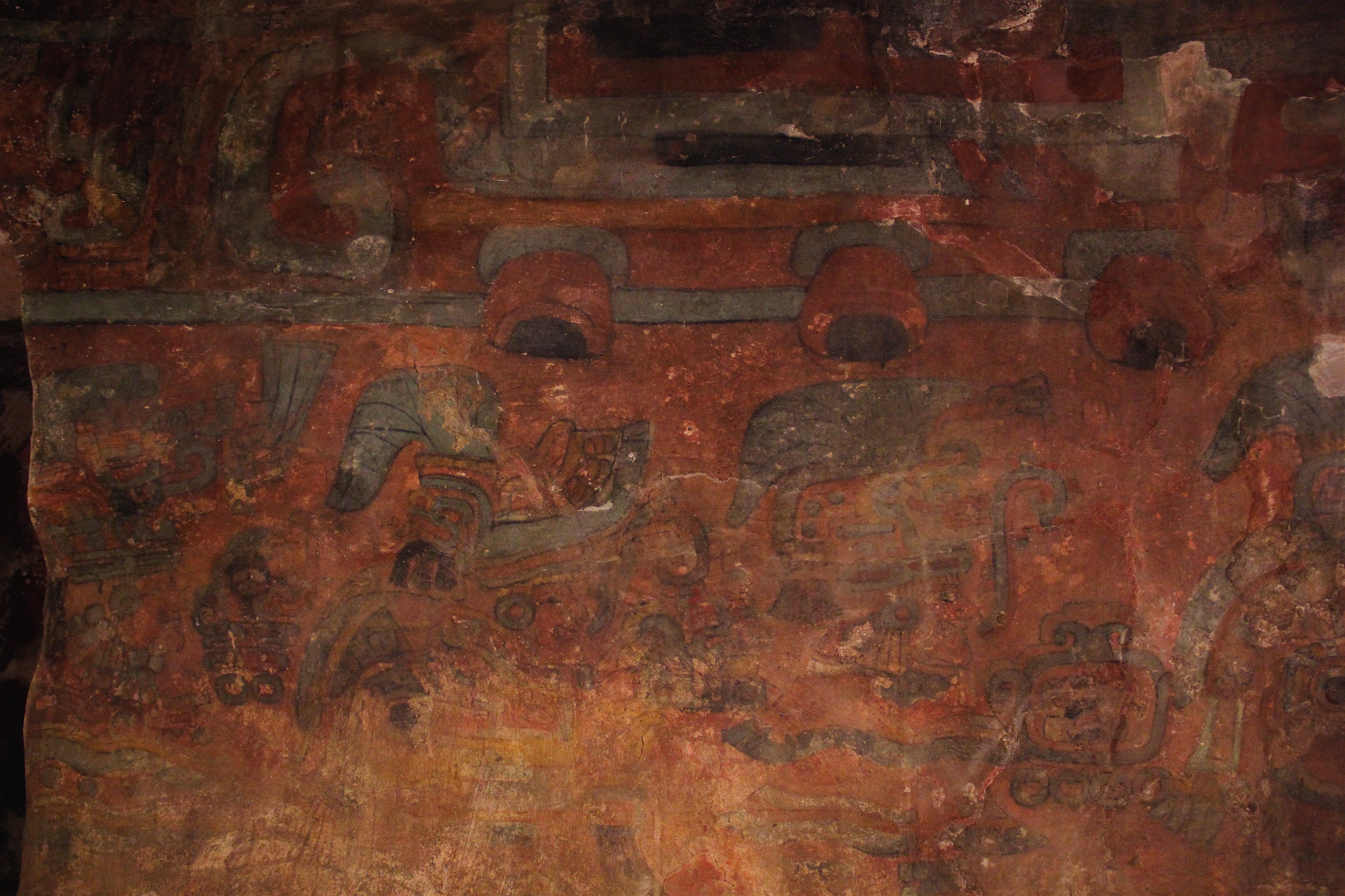 View of a figure from the South Wall