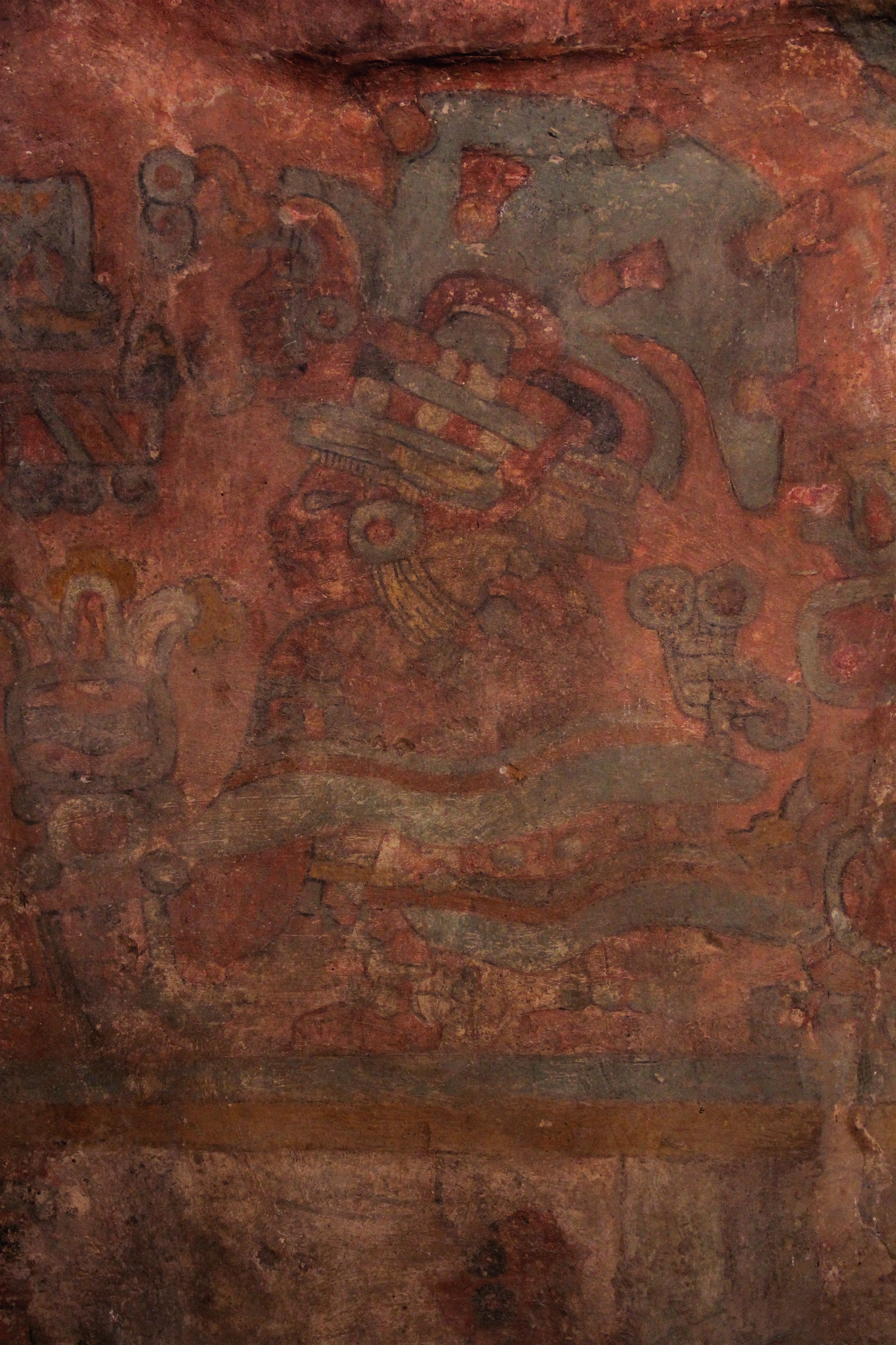 View of a female figure from the North Wall