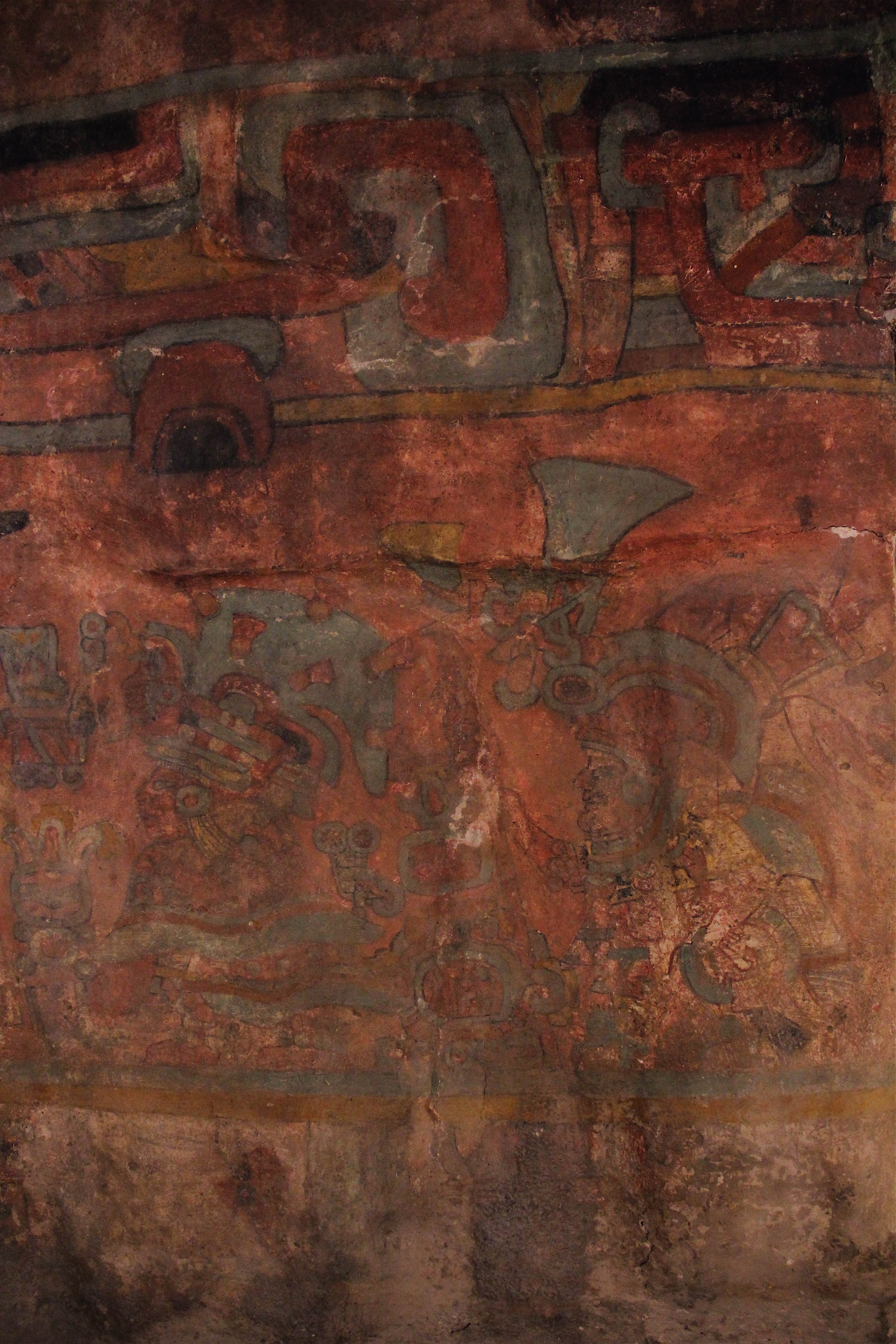 View of figures from the North Wall