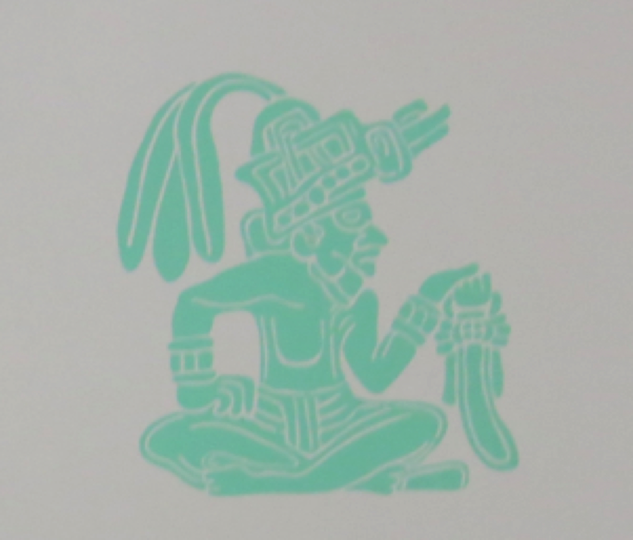 Simplified drawing of foreign figures