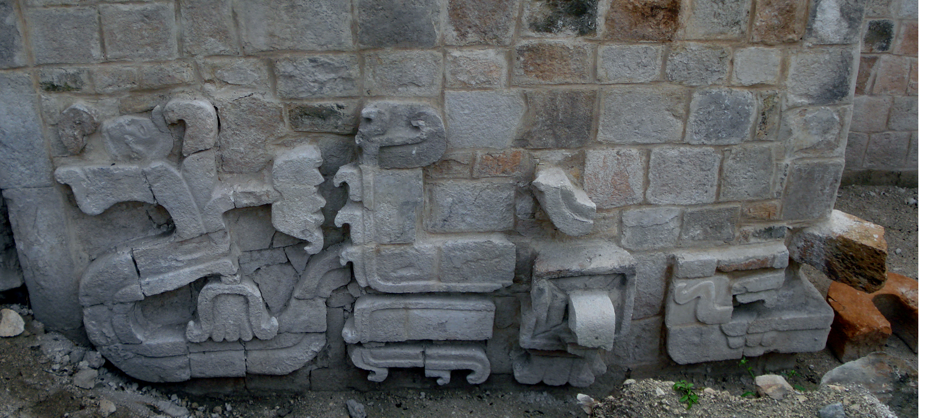Figure 7. Stucco facade mask, north-west