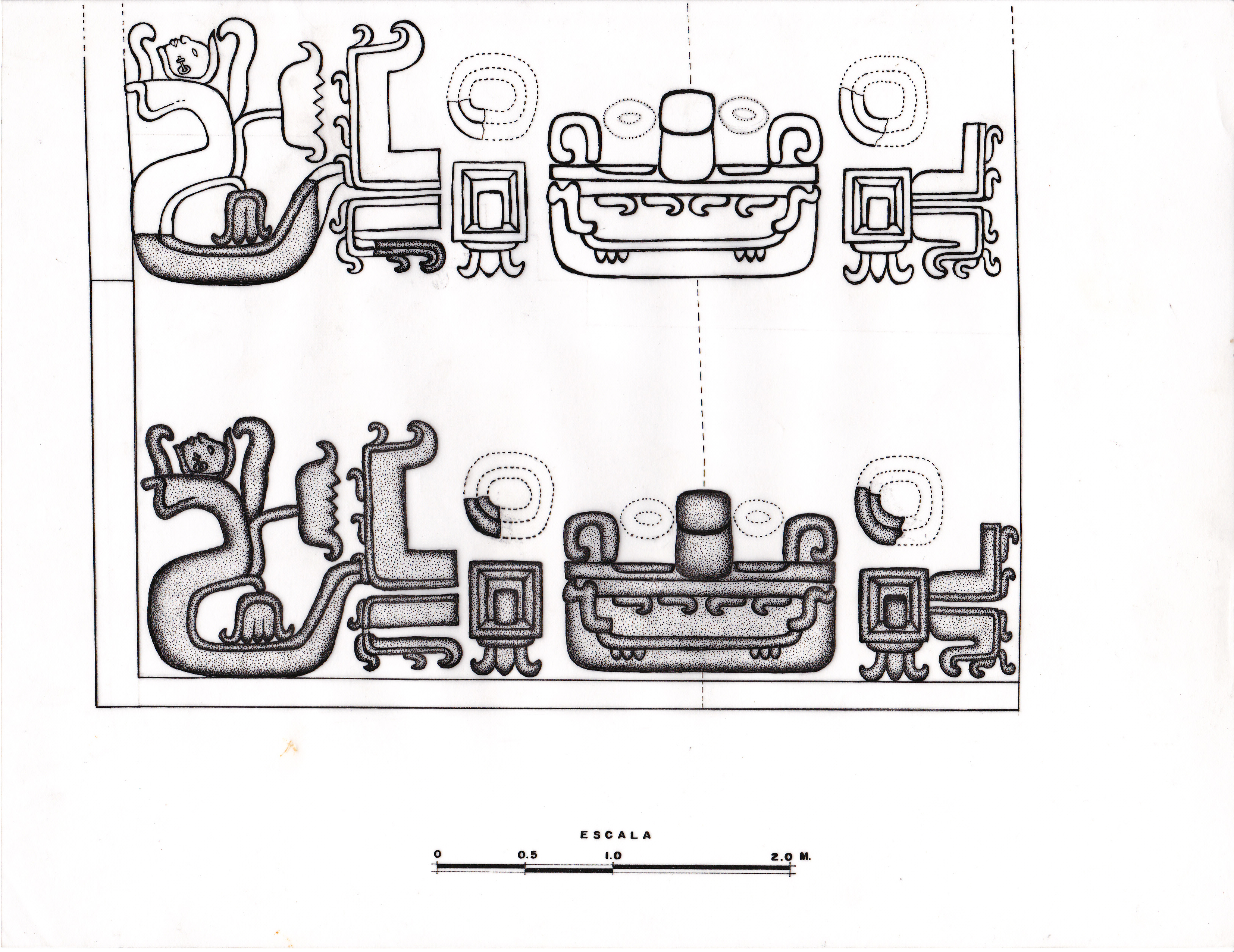 Figure 8. Drawing of stucco facade mask
