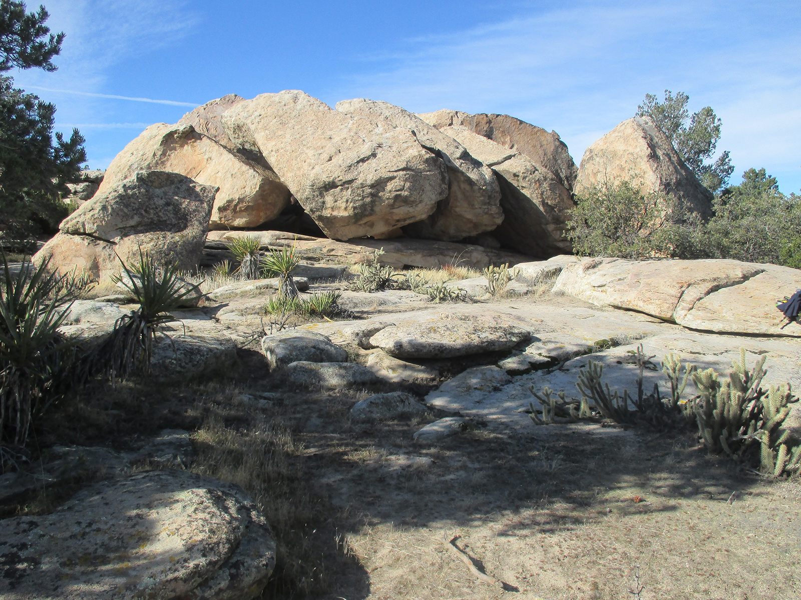 Panoramic view of the Man in the Painting site