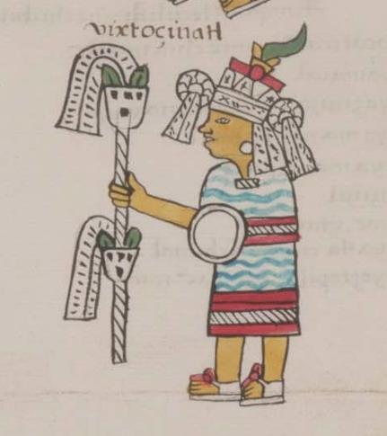 Huixtocihuatl, goddess of salt and of salt water.