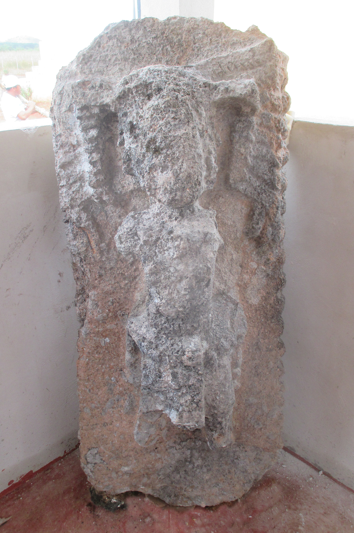 Jamb with figure