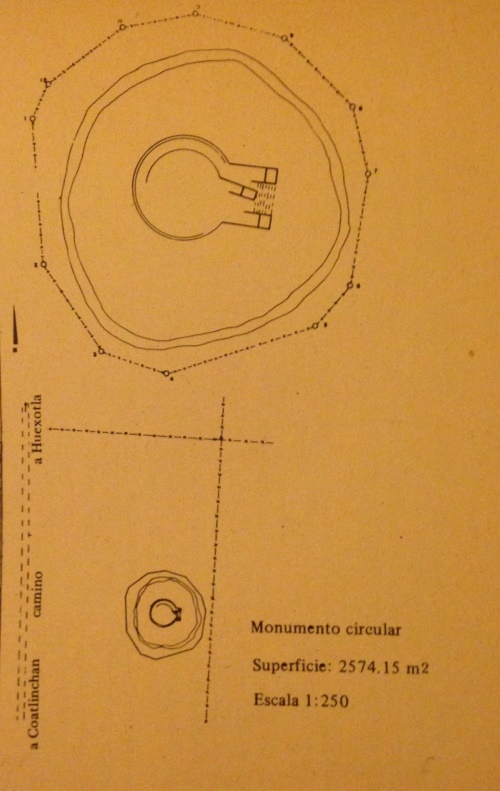 Plano del Templo Circular (García, 1987, p.19)