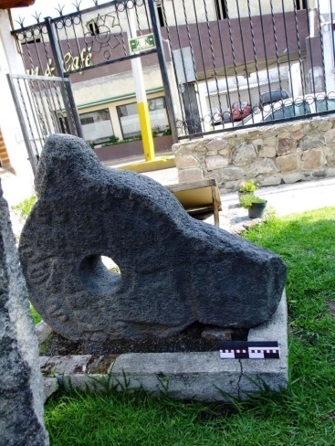 Escultura encontrada en la región