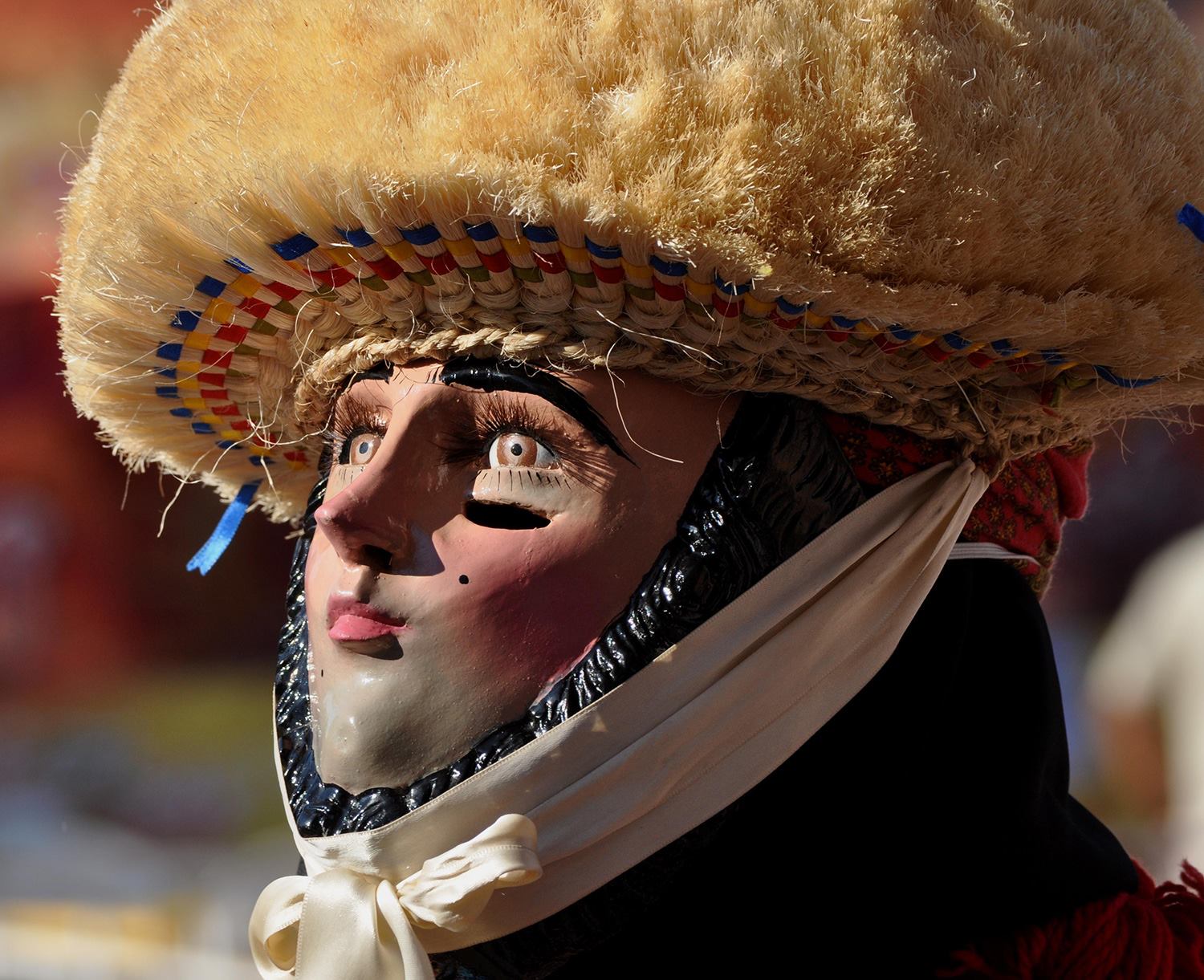 Los parachicos en la fiesta tradicional de enero de Chiapa de Corzo