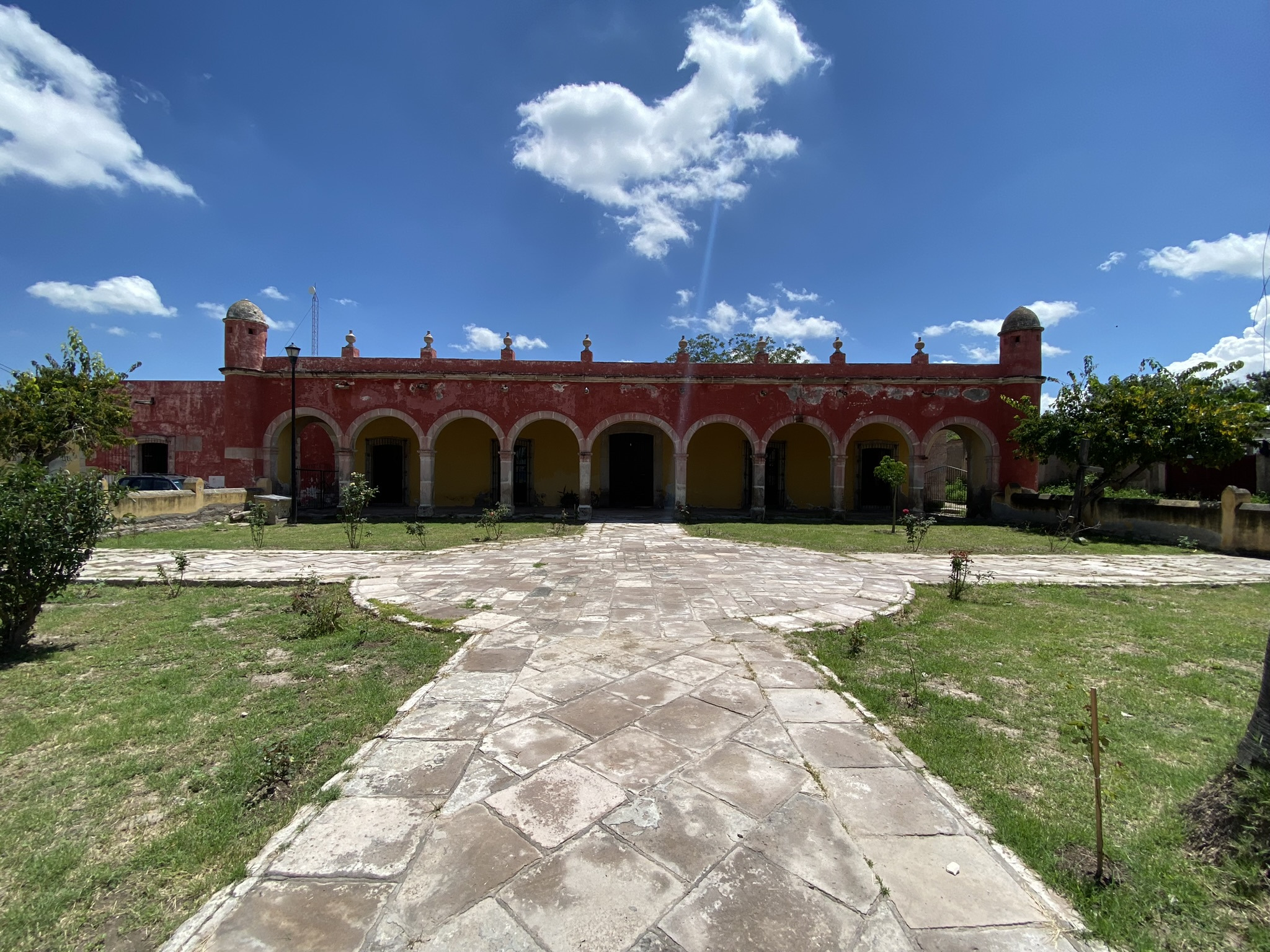 Casa Grande de la antigua hacienda de Navacoyán
