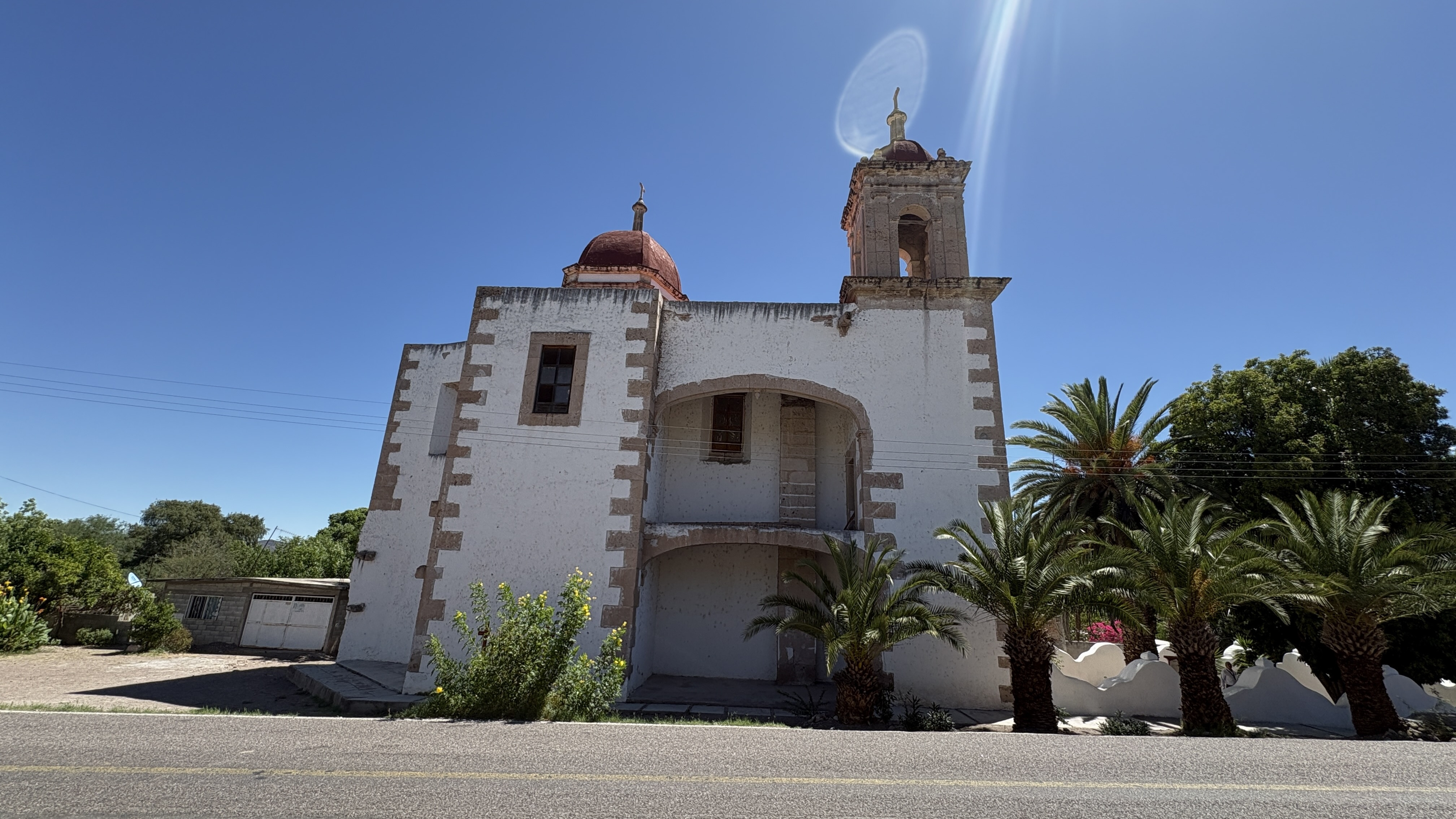 Capilla de la antigua hacienda de la Inmaculada Concepción de Palmitos de Arriba