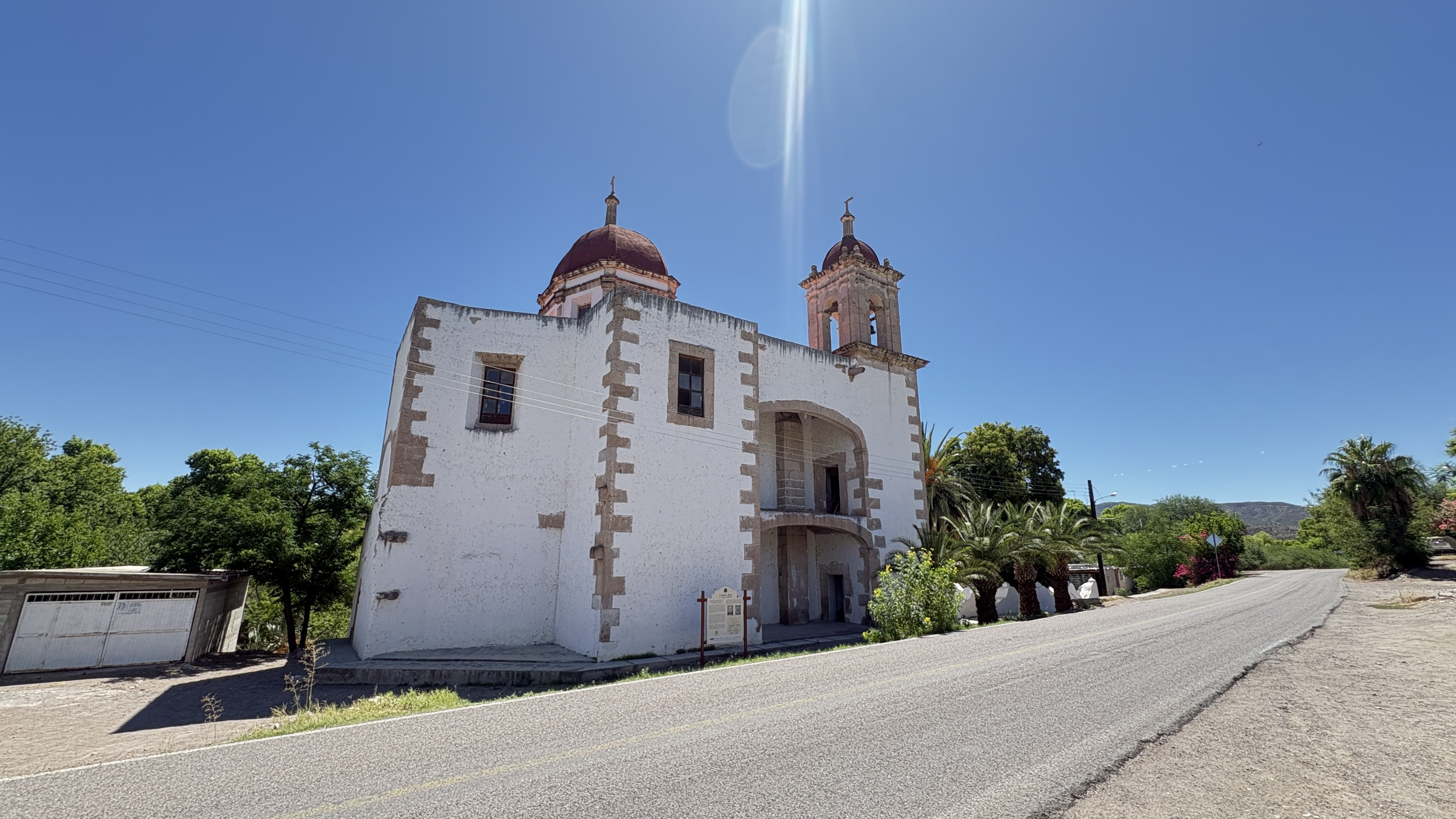 Capilla de la antigua hacienda de la Inmaculada Concepción de Palmitos de Arriba