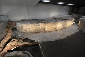 Vestíbulo de acceso a la zona arqueológica del Templo Mayor