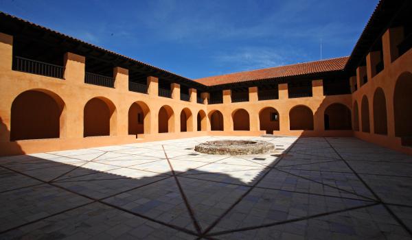 Inner courtyard arcade