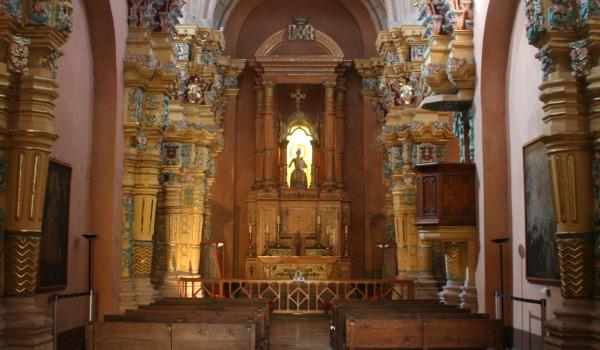 Interior de la Capilla de Aranzazu