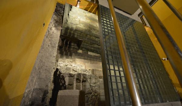 Ventana arqueológica Museo de Arte de la SHCP