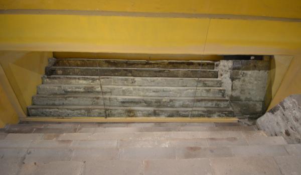 Ventana arqueológica Museo de Arte de la SHCP