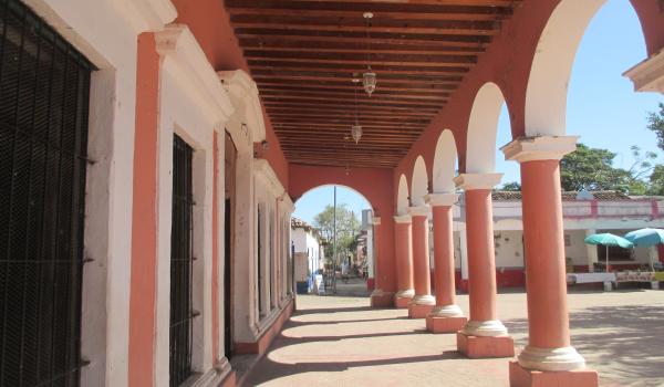 Portal de acceso del Museo del Origen