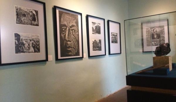 Benito Juárez en el Taller de la Gráfica Popular