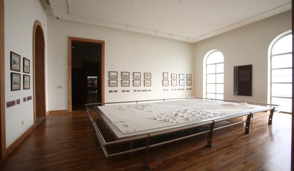 Sala La frontera como escenario