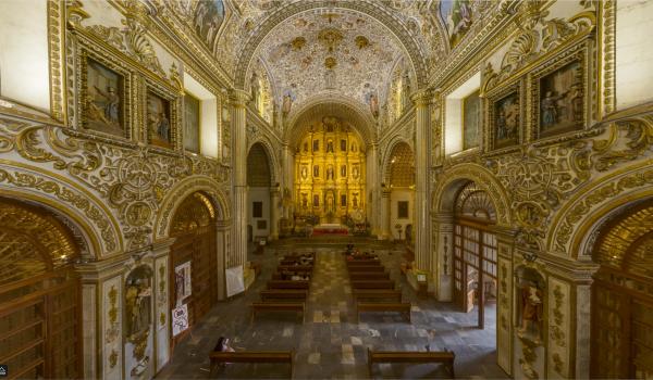 Interior del Templo de Santo Domingo de Guzmán