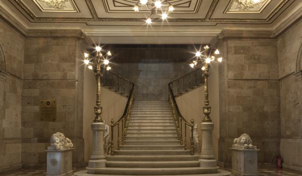 Escalera de leones