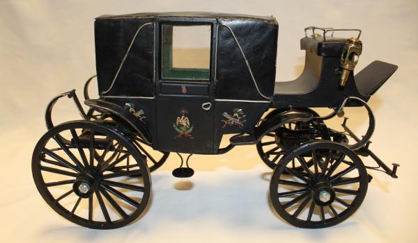 Carruaje en maqueta