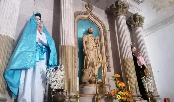 Capilla de San Mateo de la antigua hacienda de La Zarca