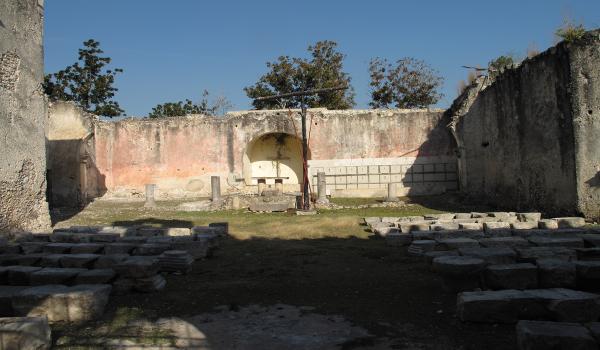 Antiguo panteón del templo del Santo Niño Jesús