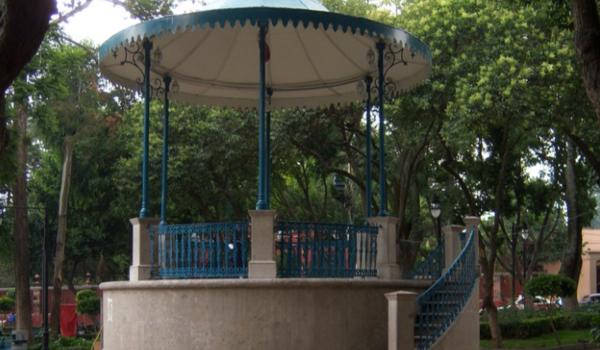 Kiosco de la Plaza del Centro de Tlalpan