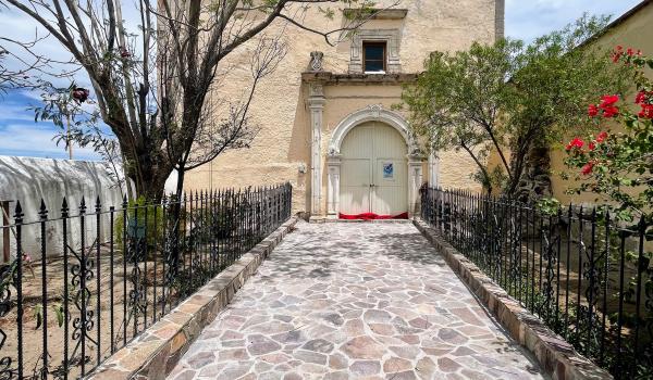 Capilla de la antigua hacienda de la Limpia Concepción de Palmitos de Abajo