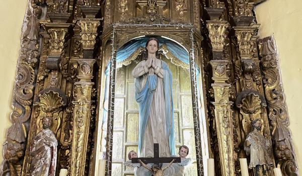 Capilla de la antigua hacienda de la Limpia Concepción de Palmitos de Abajo