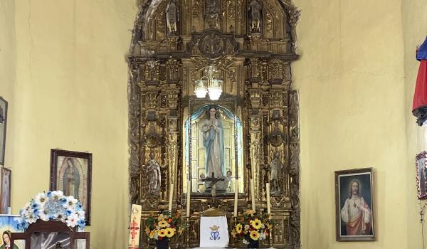 Capilla de la antigua hacienda de la Limpia Concepción de Palmitos de Abajo