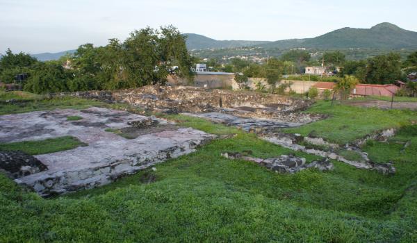 Plataforma superior del Palacio o Tecpan