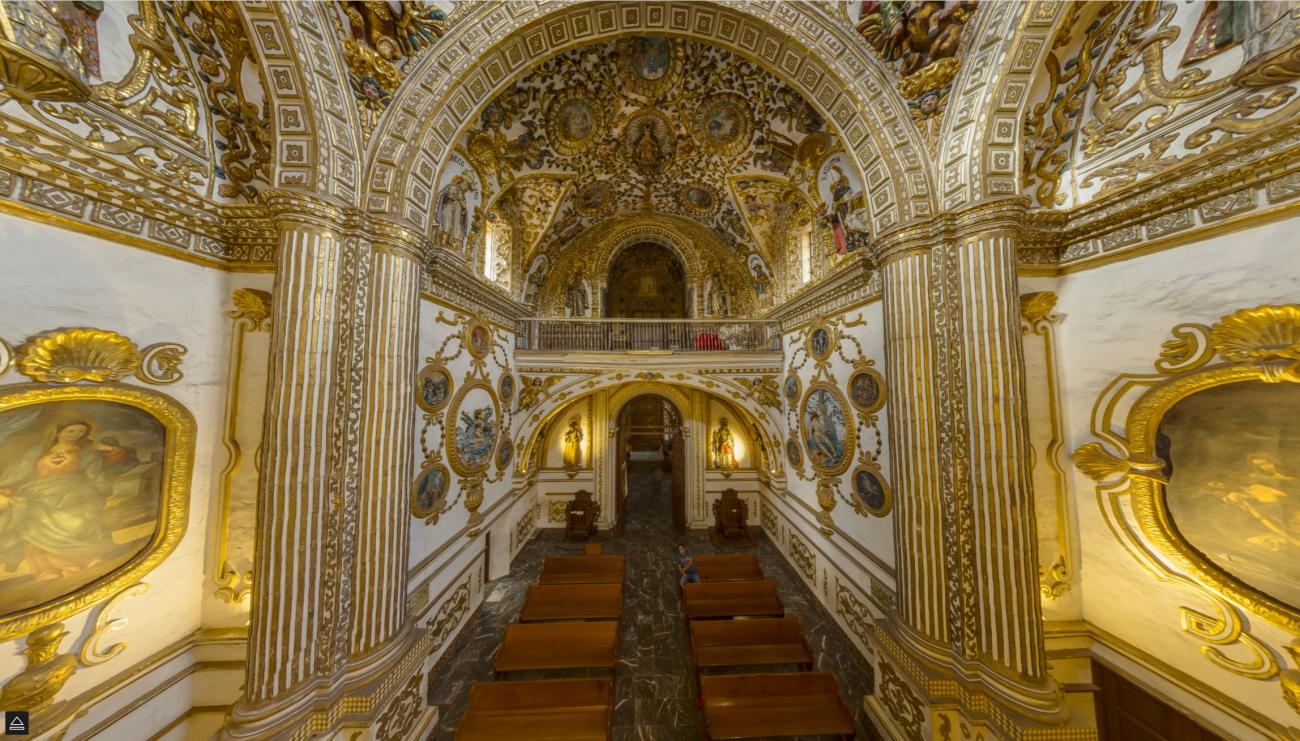Interior del Templo de Santo Domingo de Guzmán