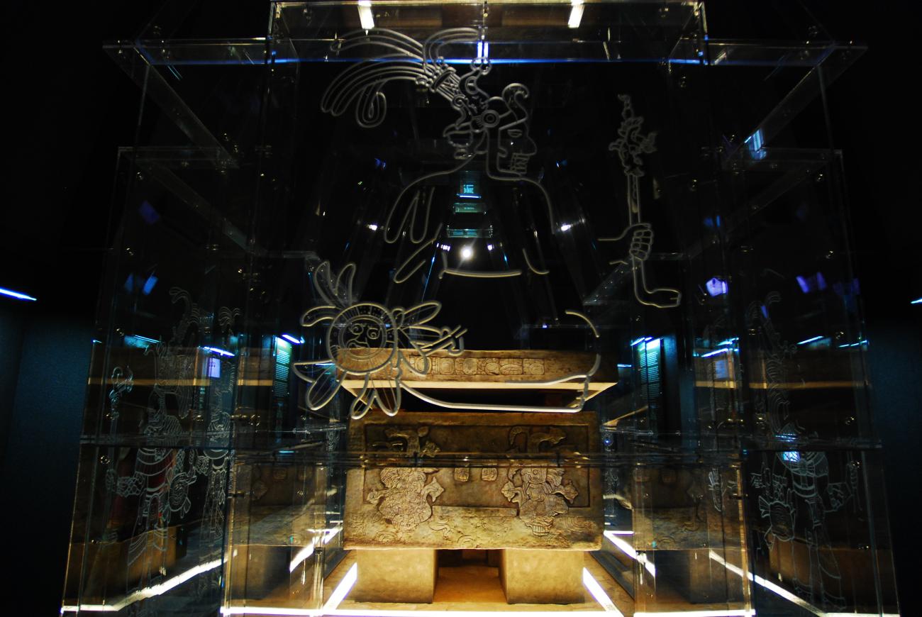 Sala de la réplica de la Tumba de Pakal