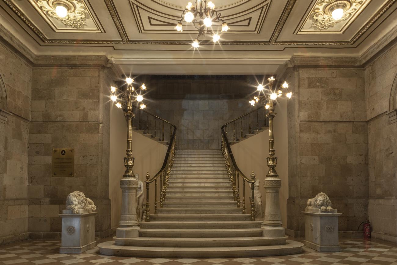 Escalera de leones