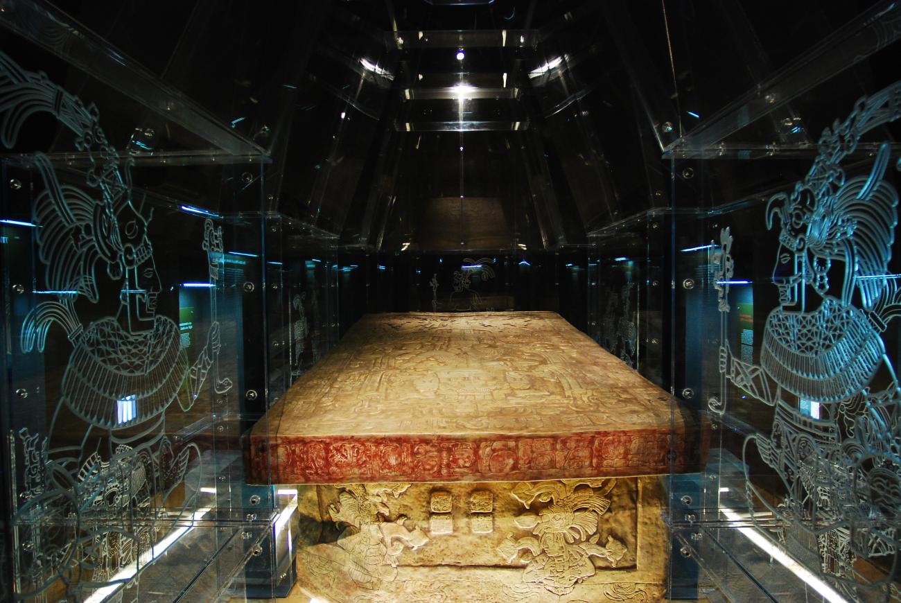 Sala de la réplica de la Tumba de Pakal
