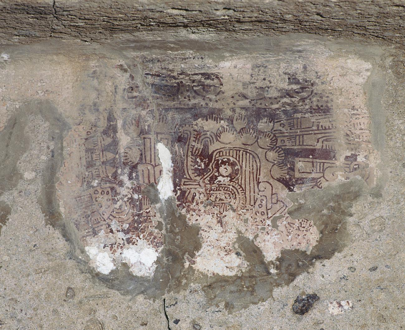 Mural en el Patio A, Dintel Oeste (3)