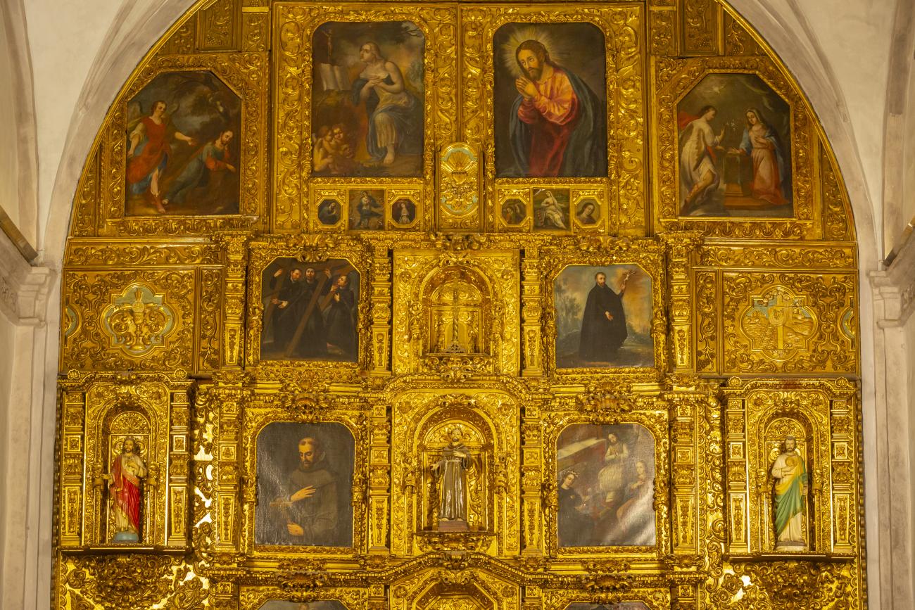 Retablo de templo de la Conchita