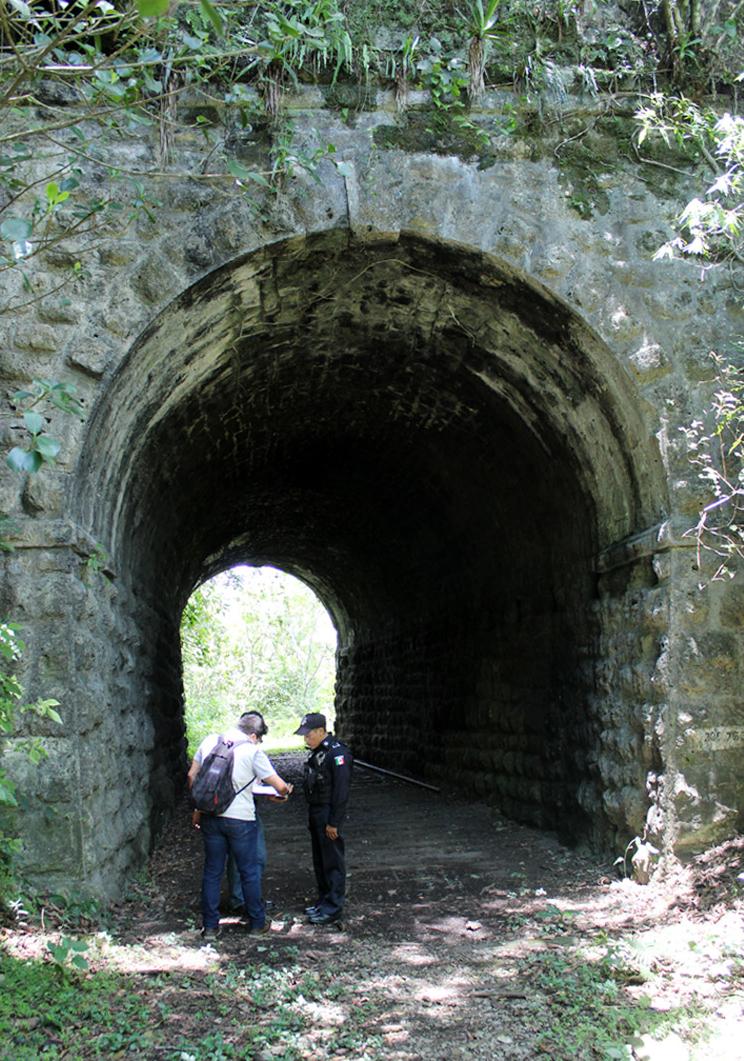 Túnel 7 del Antiguo Tramo Ferroviario Sumidero-Fortín de las Flores
