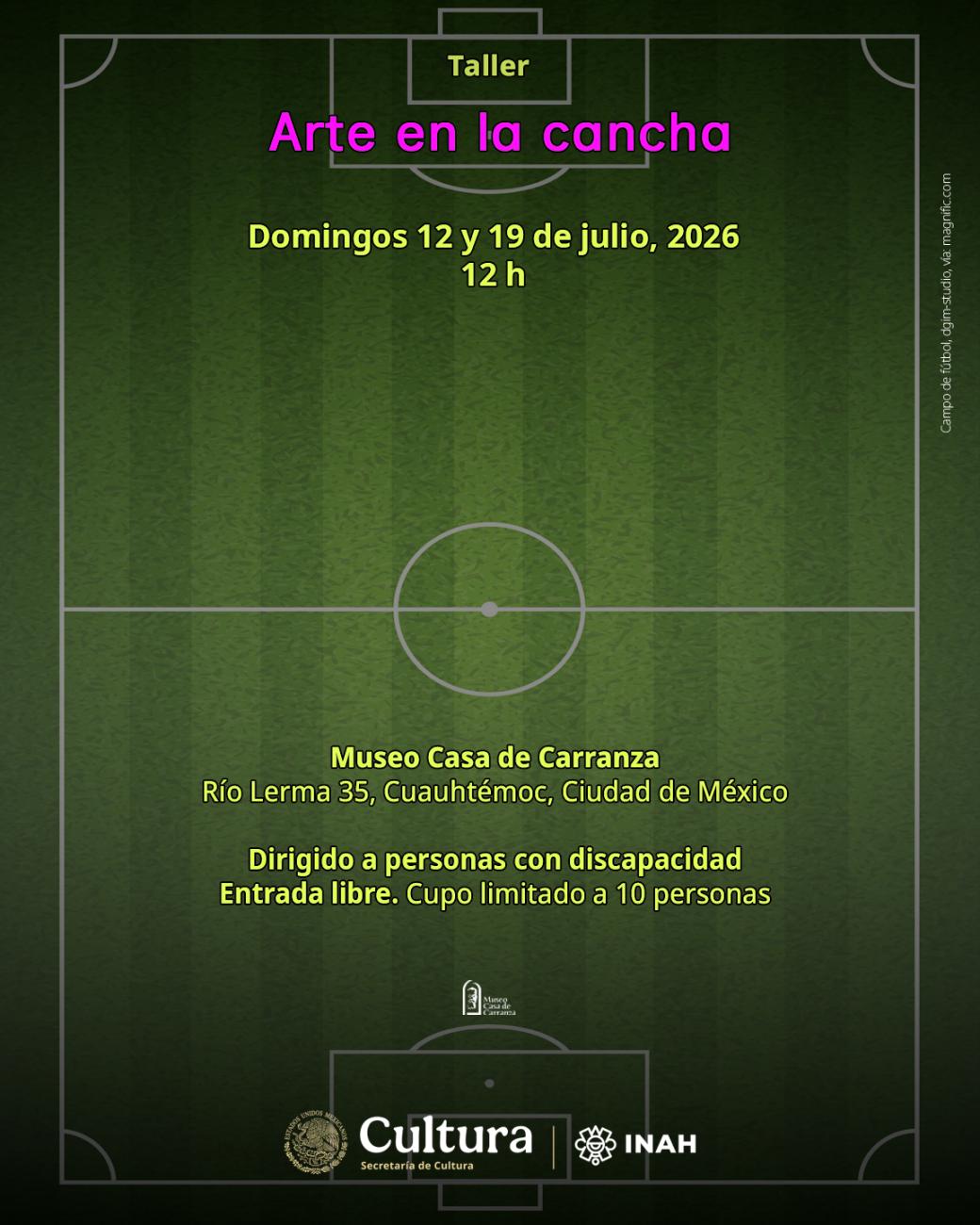 Taller Arte en la cancha (Taller inclusivo para PcD)