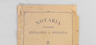 Notary act of Guadalupe López Velarde